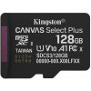 Kingston Canvas Select Plus/ Micro SDXC/ 128GB/ UHS-I U1 / Class 10 SDCS3/128GBSP