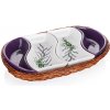 Banquet Misa v košíku Lavender 30,5 cm 4 diely