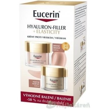 Eucerin Hyaluron Filler denný krém pre suchú pleť 50 ml + nočný krem 50 ml + očný krém 15 ml darčeková sada