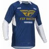 dres EVOLUTION DST. FLY RACING - USA (modrá/bílá/zlatá , vel. M)