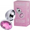 Desirel Pink Jewel S - análny kolík (strieborno-ružový)