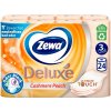 Zewa Deluxe Cashmere Peach 3-vrstvový 24 ks