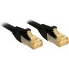 S/FTP (PiMF) Patchkábel LSOH 1.5m cat.7, čierny, Cu, UL