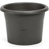 Plastia Samozavlažovací kvetináč Narza 40 cm Antracit