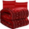 Ruhhy 22594 Deka + 2xobliečka na vankúš červená 160x200