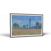 Claude Monet Claude Monet - Poppy Field (Giverny) | Obraz Vintessia v ráme Rozmery obdĺžnik: 40x60, Rám: Čierny matný-alu
