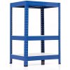 Policový regál Trestles RH 900x600x300, nosnosť 1050 kg, 3 police bílé Farba: modrá