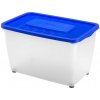 Plastový úložný box s vekom HEIDRUN Mania 46L