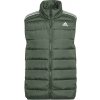 adidas pánska vesta ESS DOWN VEST tmavo zelená biela