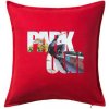 Parkour nápis v meste - Vankúš 50x50 - 50x50 - Vrátane výplne ( Červená )