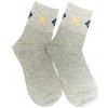 Dámske sivé ponožky KÁRO