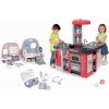 Set kuchynka a domček pre bábiku Tefal Studio XXL Smoby elektronická s magickým bublaním a opatrovateľský kufrík