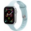 AppleKing tenký silikónový remienok pre Apple Watch 45 mm / 44 mm / 42 mm - mentolový - možnosť vrátiť tovar ZADARMO do 30tich dní