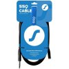 SSQ JSG3 - 3,5 mm stereo jack kábel - 6,3 mm stereo jack, 3 m