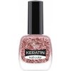 Golden Rose Keratin Nail Color Glitter lak na nechty 408 10,5 ml