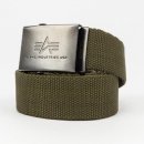 Alpha Industries Heavy Duty Belt Olive opasok