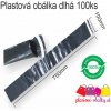 Plastové obálky šedé EXTRA DLHÉ Balenie: 100 ks balenie, Rozmer: 100 x 750 mm