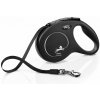 Vodítko Flexi New Classic M pásek 5 m/25 kg černé (FX-32220)
