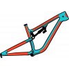 Ride Wrap ochranná fólie pro celoodpružená MTB kola - RideWrap set ochranných fólií na rám 60 % pokrytie pre celoodpružené horské bicykle Matná