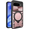 Techsuit CamGuard Pro puzdro pre Google Pixel 9a – ružovo-zlaté