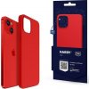 3mk ochranný kryt Hardy Silicone MagCase pro Apple iPhone 13, červená