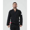 BJJ kimono gi Kingz Kore V2 - Black čierne + biely opasok Velikost: A1