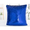 XPOSE® Magická obliečka na vankúš - modrá/strieborná 40x40 cm,