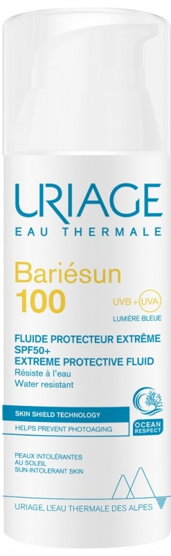 Uriage Bariésun 100 Extreme Protective Fluid ochranný fluid pre veľmi citlivú a intolerantnú pleť SPF50+ 50 ml