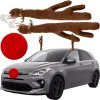 Vianočné dekoračné rohy a nos na auto