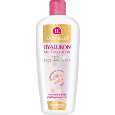 Dermacol Hyaluron Cleansing Micellar Lotion čistiaca micelárna voda s kyselinou hyalurónovou 400 ml