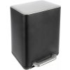 ORION Exclusive BLACK Kôš odpadkový 6 ls pedálom nehrdzavejúca oceľ/UH