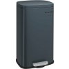 Kuchynský odpadkový kôš, pedálový, 30L, dymovo šedý