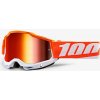 Zjazdové okuliare 100% ACCURI 2 Mirror Red - White Orange