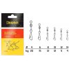 Delphin Rollings Swivel with Hooked Snap veľ.6 15 kg 10 ks