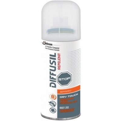Diffusil Dry repelent spray proti komárom a kliešťom 100 ml