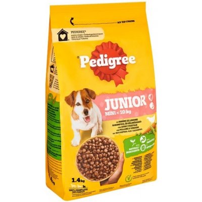 Pedigree Junior Mini s hydinovým a zeleninou 1,4 kg