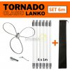 TORNADO CLASIC LANKO rotačná komínová kefa čistič komína set 6 m + darček vak zadarmo