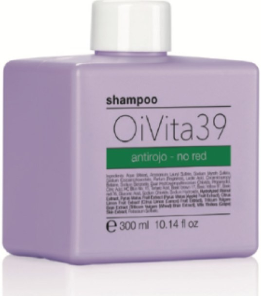 OiVita39 No Red Shampoo šampón proti nežiadúcemu čerevnému nádychu No Red šampón 300 ml