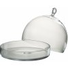 J-Line by Jolipa Transparentný sklenený podnos s poklopom Bell Jar L - Ø 22*25 cm - J-Line by Jolipa
