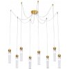 Kolarz | Kolarz 6009.30830 - Luster na lanku RAGGIO 8xE14/25W/230V pavúk 24K zlatý | KL0129