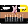 Duracell Jednorázové alkalická batéria AAA, 10-pack
