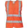 Cerva Quoll Reflexní vesta oranžová