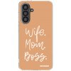 Picasee silikonový průhledný obal pro Samsung Galaxy A36 5G - Boss Mama
