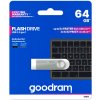 Flash disk GOODRAM UNO3 64GB USB 3.2 strieborný