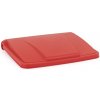 Veko pre odpadkový kôš 68 a 87 l s funkciou jemného zatvárania, 67x500x409 mm, červené | CAMBRO