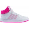 adidas Hoops 3.0 Mid K cloud white/orchid fusion/lucid pink biela