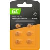 GREEN CELL 6 x batéria do načúvacieho prístroja / zinkovo-vzduchová GC 13 P13 PR48 ZL2
