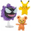 Jazwares Pokémon figurky Pikachu Gastly Teddiursa, 5 - 8 cm (191726399230)