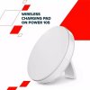 Canyon OnCharge 105, bezdrôtová nabíjačka, výkon 15W, 1,5m kábel, biela CNS-WCS105W
