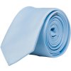 Korntex Kravata KXTIE5, úzká COT76TIE503799-light blue Modrá světlá UNI